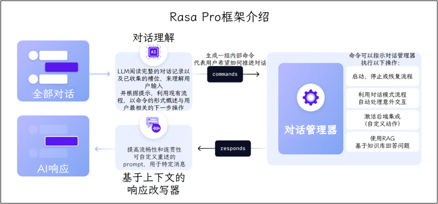 Rasa Pro 框架介绍图